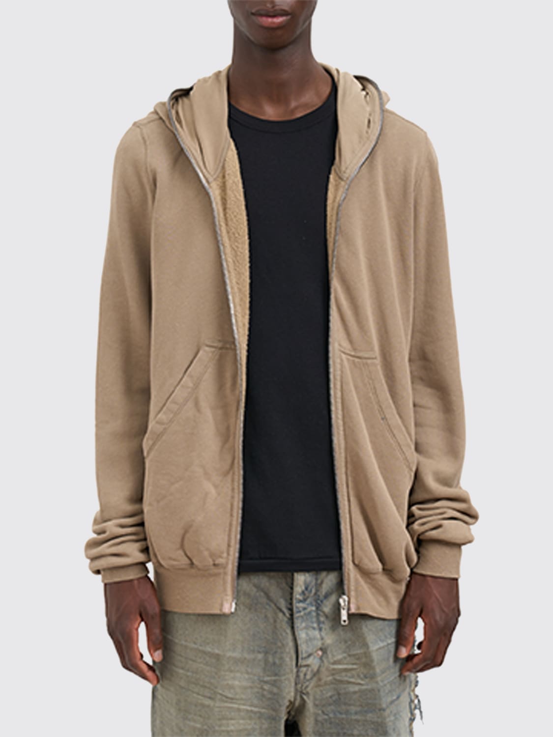 RICK OWENS DRKSHDW SWEATSHIRT: Pullover herren Rick Owens Drkshdw, Grau - Img 4