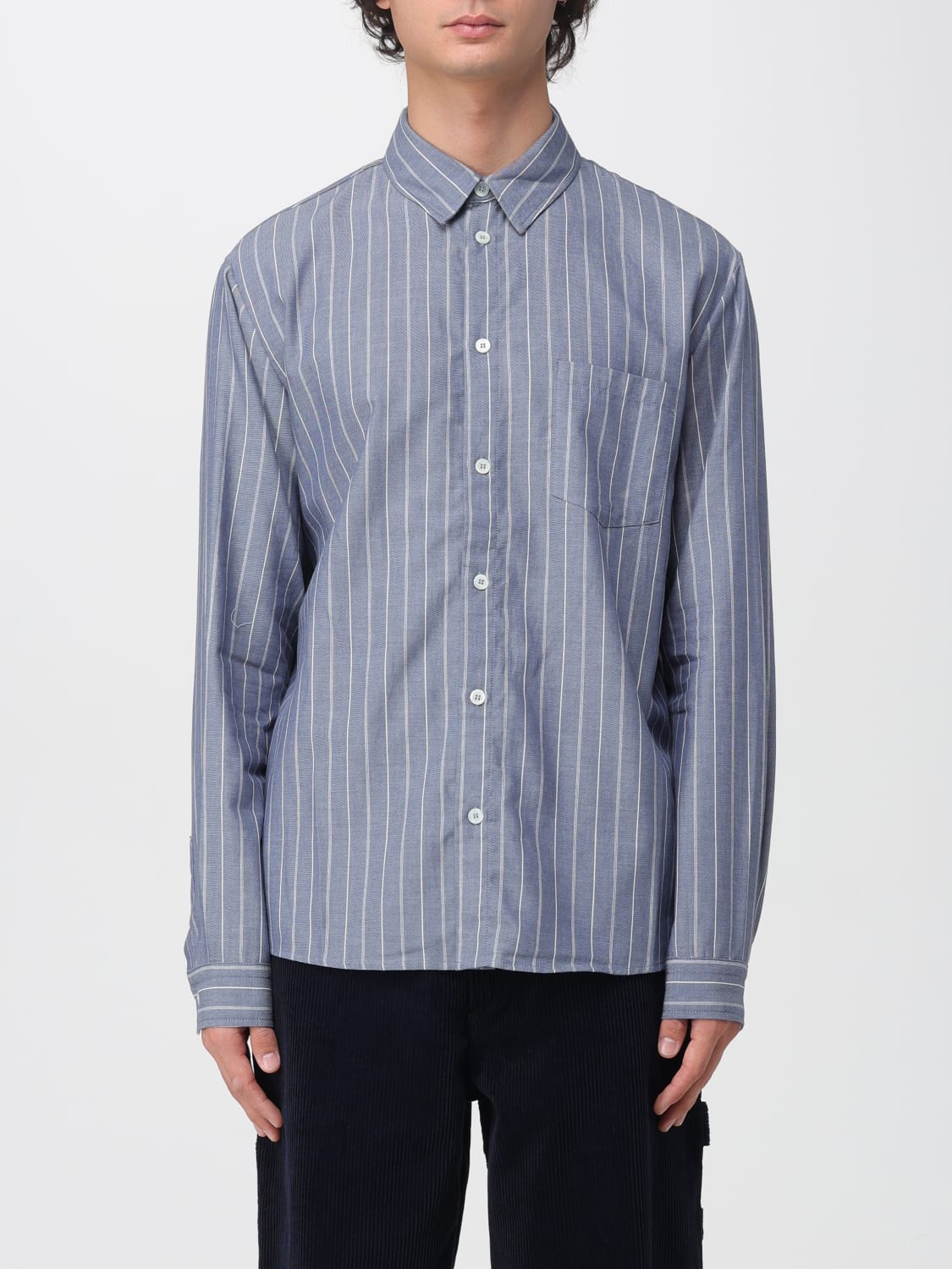 A.P.C. SHIRT: Shirt men A.P.C., Blue - Img 1