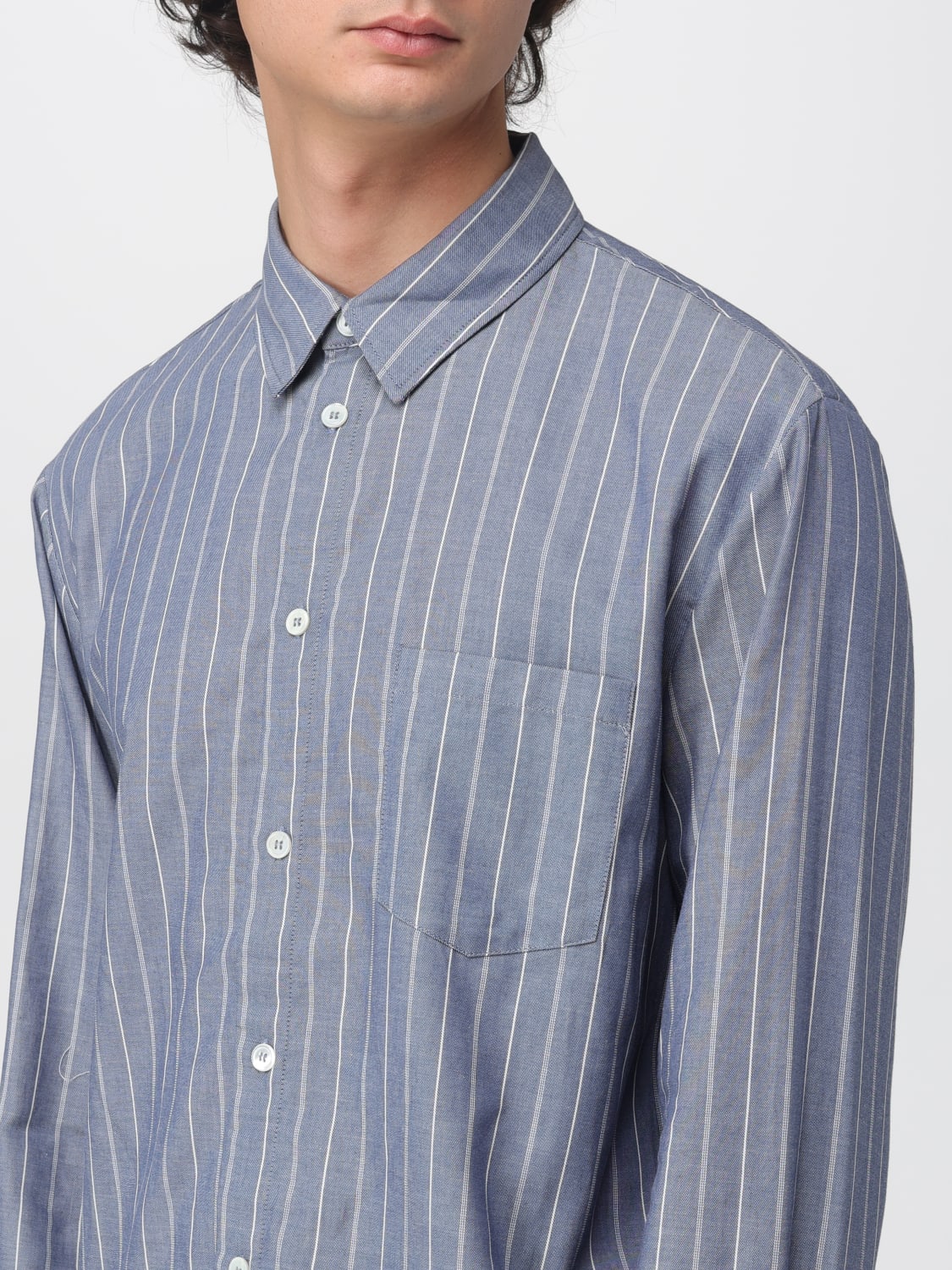 A.P.C. SHIRT: Shirt men A.P.C., Blue - Img 3