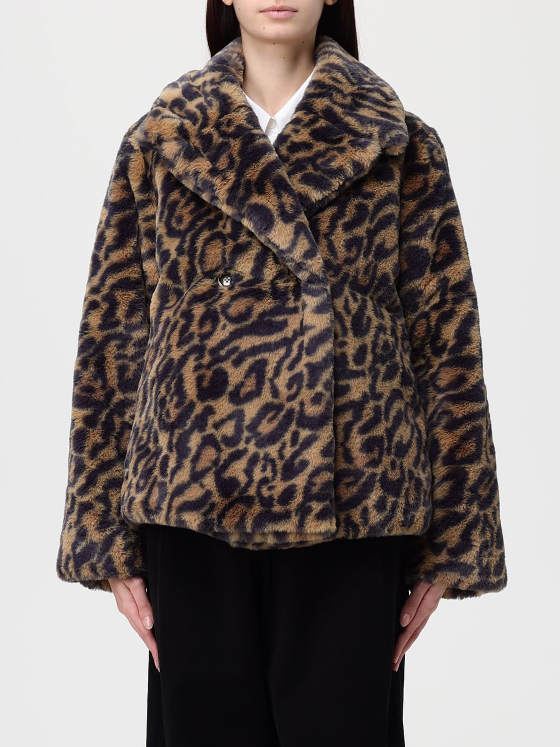 A.P.C. FOURRURE: Veste femme A.P.C., Marron - Img 1