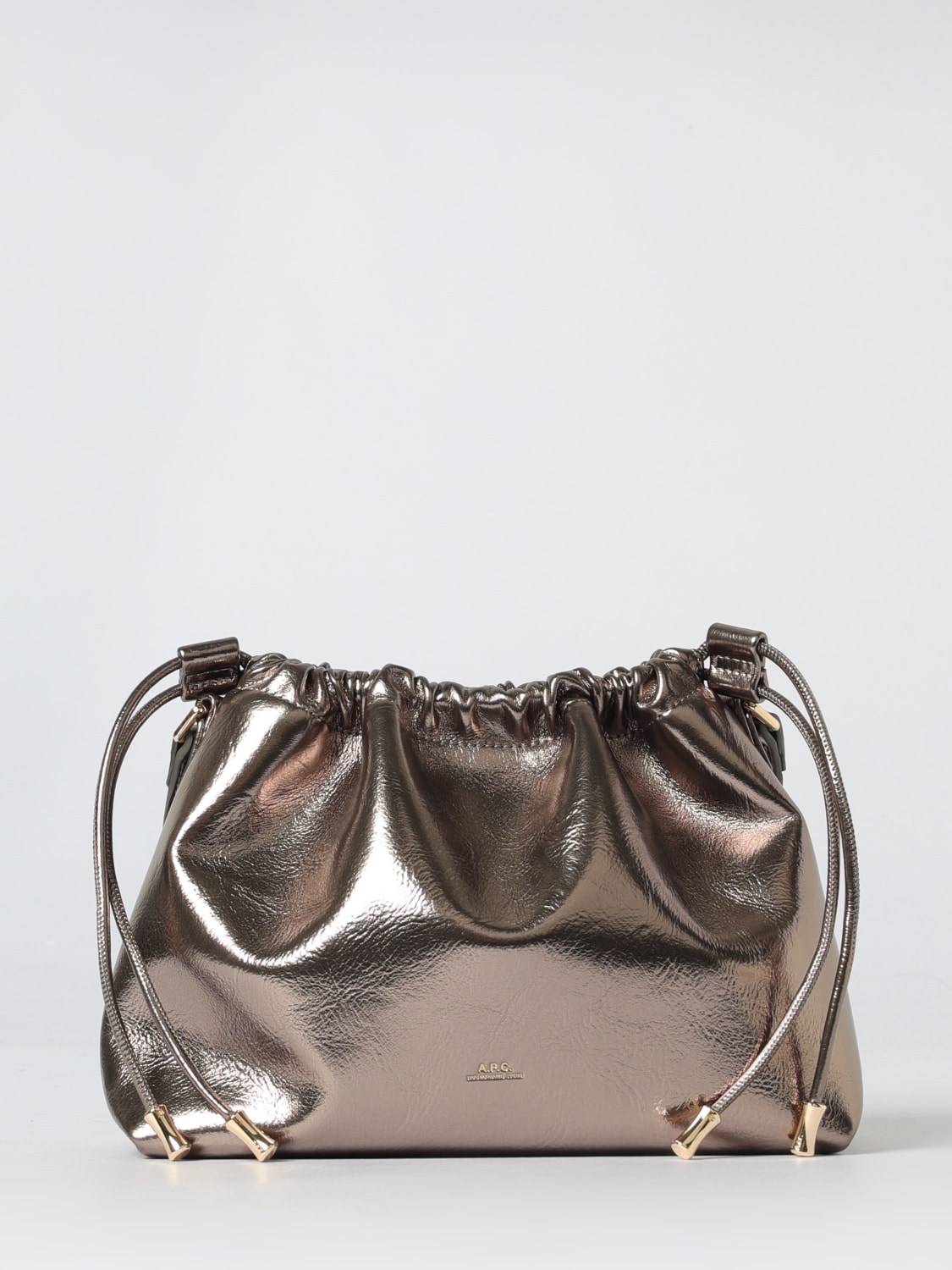 A.P.C. UMHÄNGETASCHE: Schultertasche damen A.P.C., Silber - Img 1