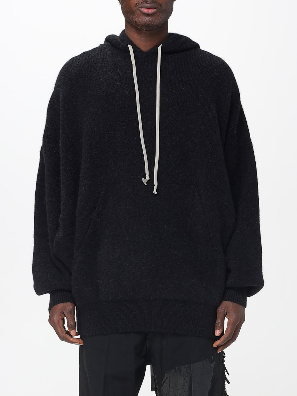 RICK OWENS SUDADERA: Jersey hombre Rick Owens, Negro - Img 1