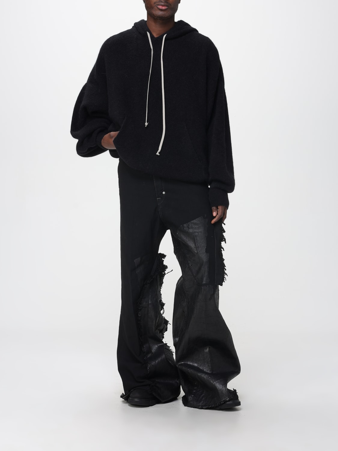RICK OWENS SUDADERA: Jersey hombre Rick Owens, Negro - Img 2
