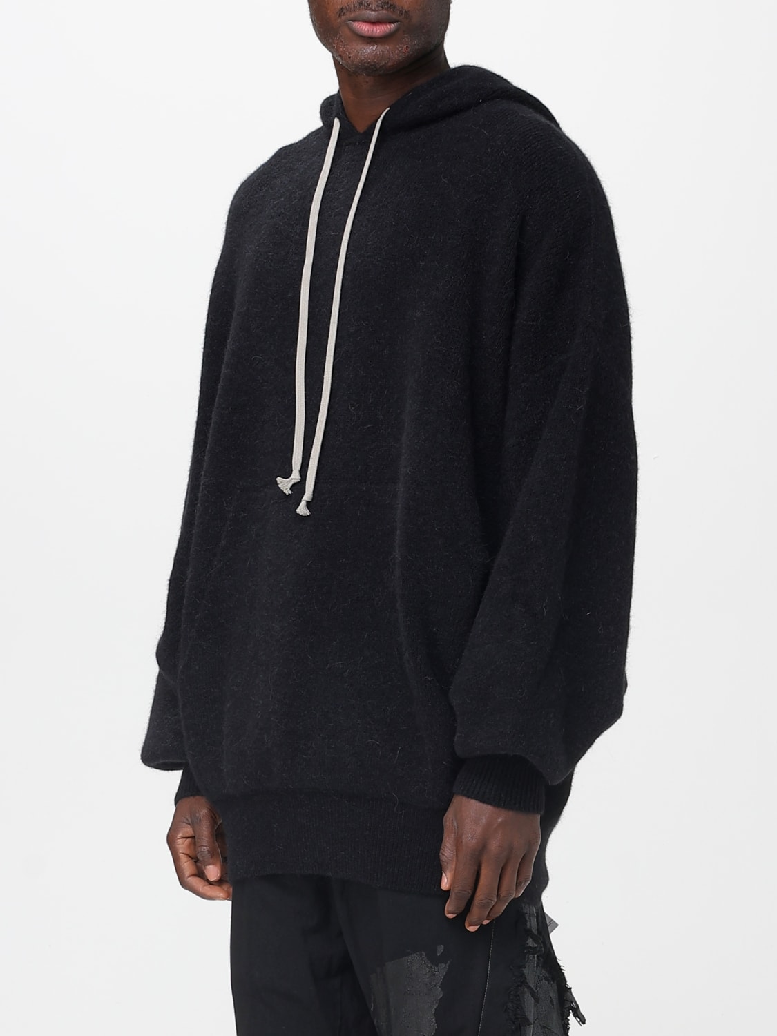 RICK OWENS SUDADERA: Jersey hombre Rick Owens, Negro - Img 4