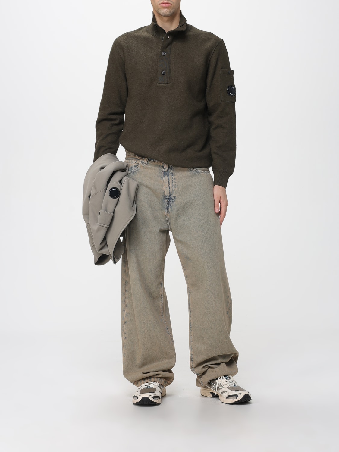 C.P. COMPANY SWEATER: Sweater men C.P. Company, Green - Img 2