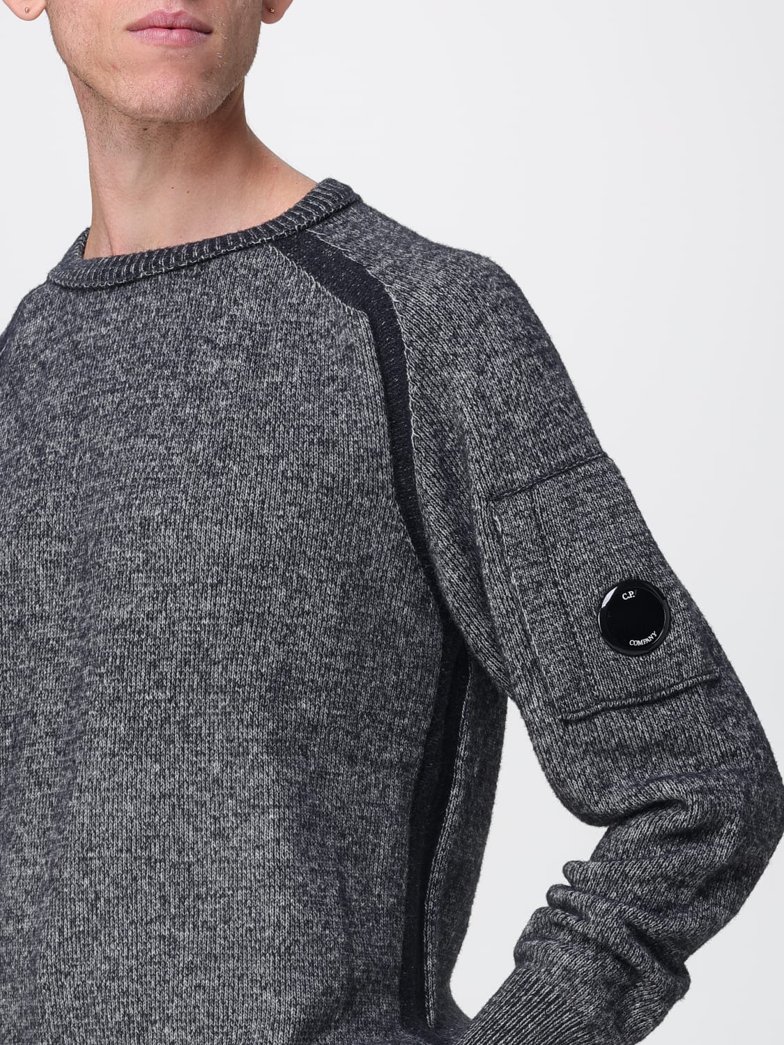 C.P. COMPANY SWEATER: Sweater men C.P. Company, Charcoal - Img 3