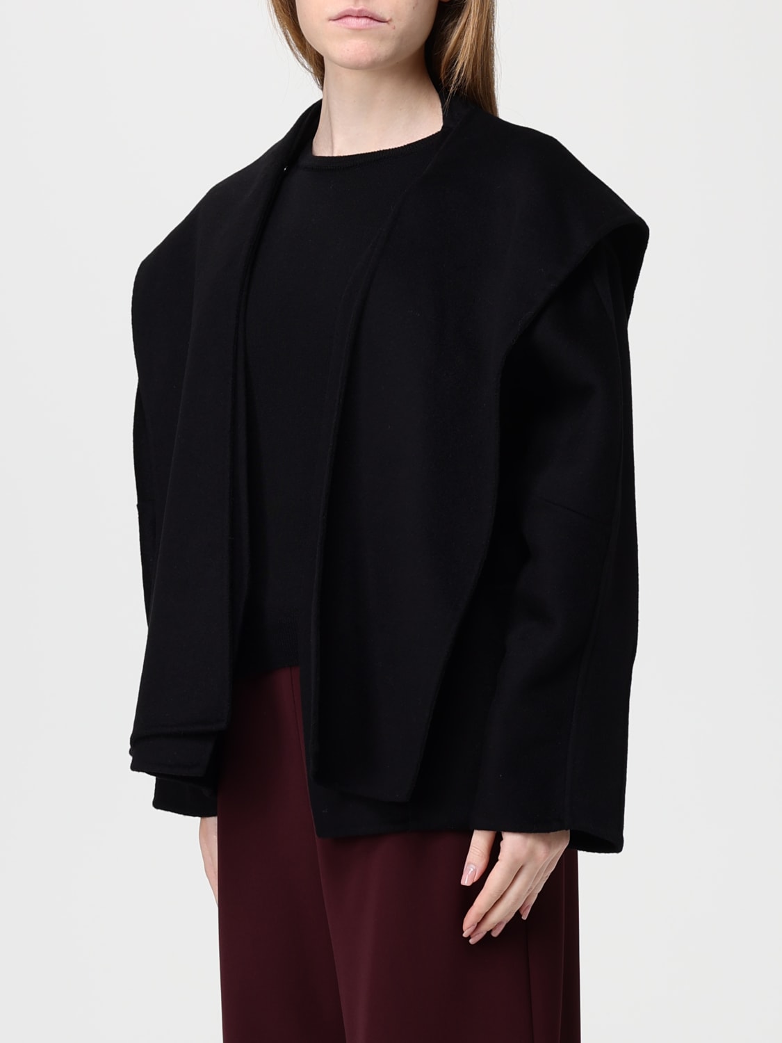 PALTÒ COAT: Jacket woman PaltÒ, Black - Img 3