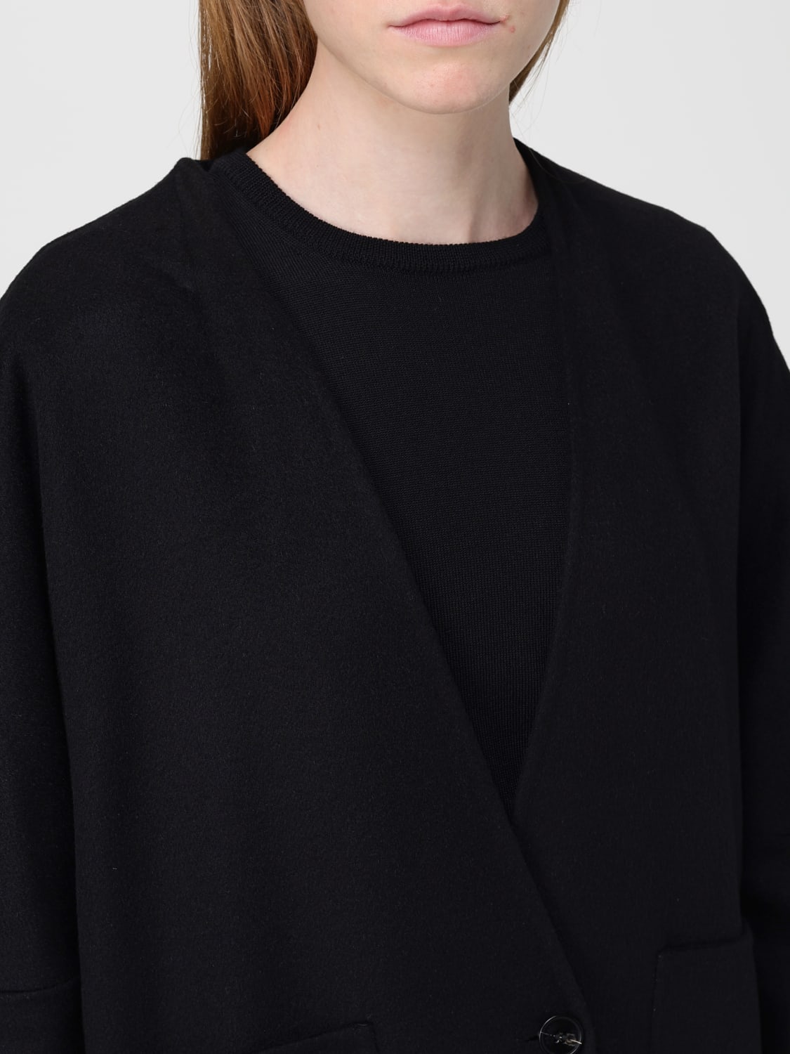 PALTÒ COAT: Jacket woman PaltÒ, Black - Img 4