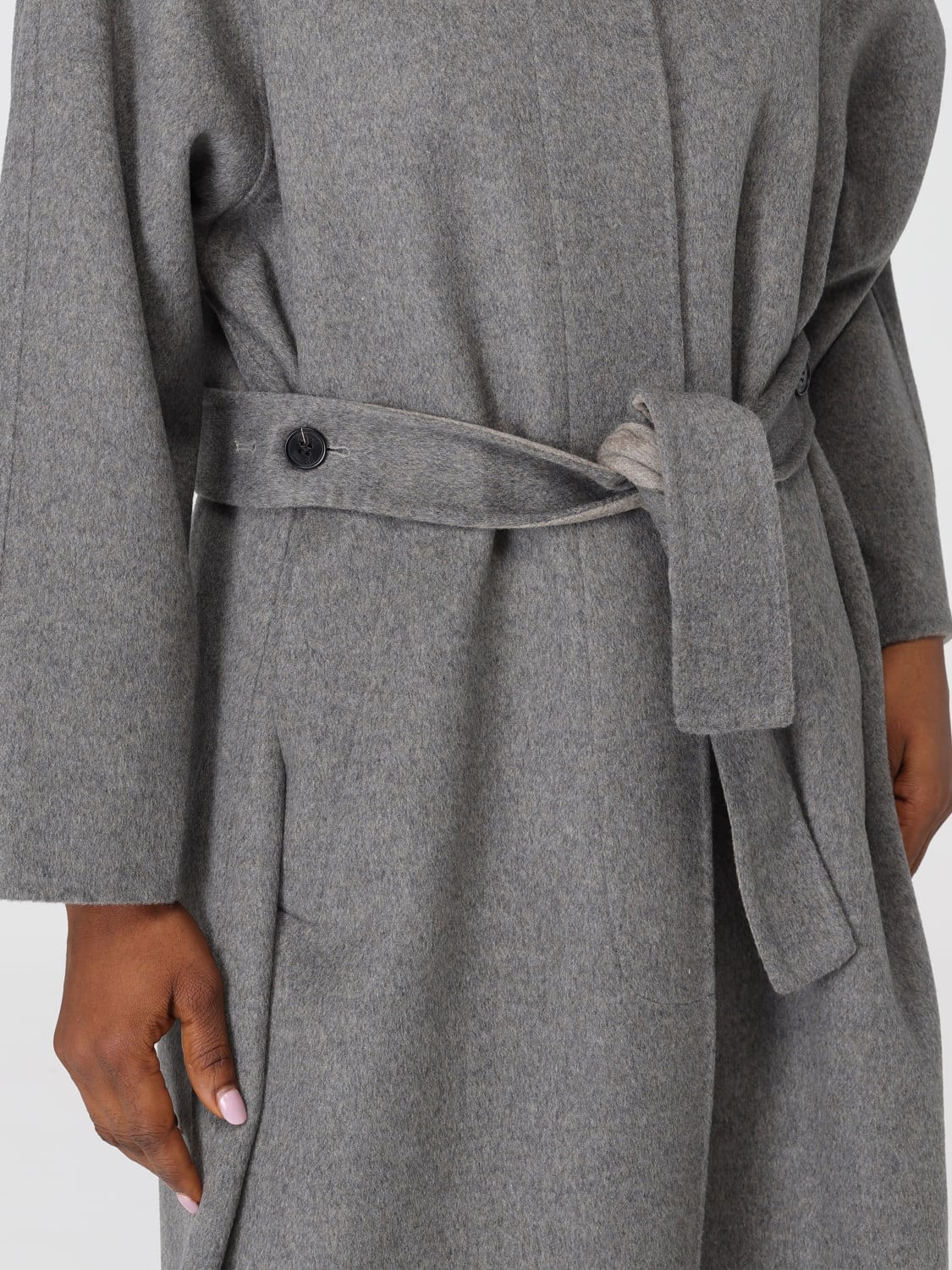 PALTÒ COAT: Coat woman PaltÒ, Grey - Img 4