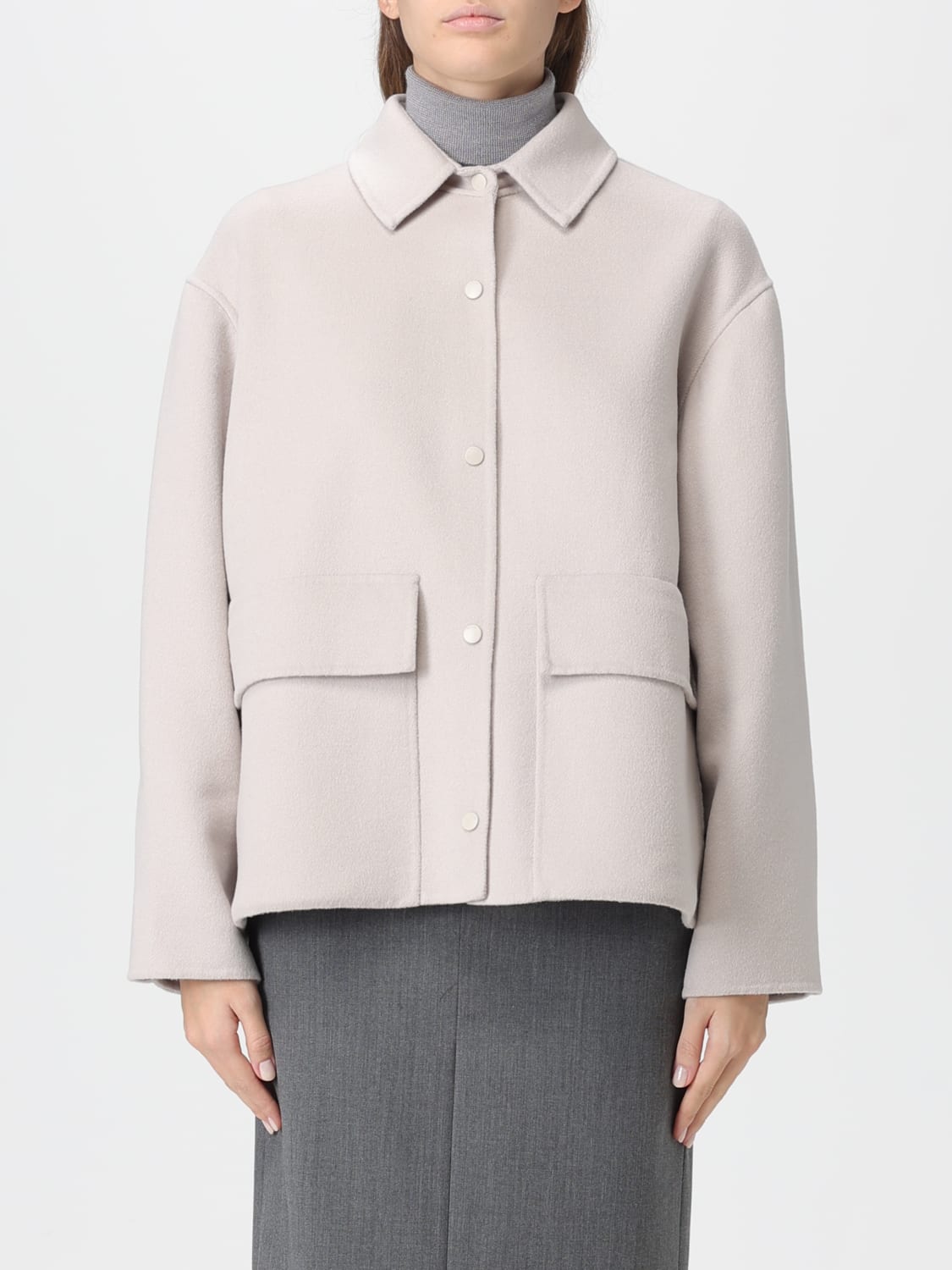 PALTÒ COAT: Jacket woman PaltÒ, White - Img 1