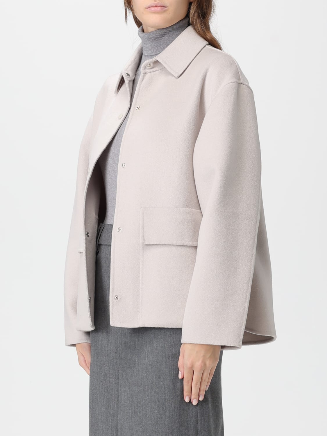 PALTÒ COAT: Jacket woman PaltÒ, White - Img 3