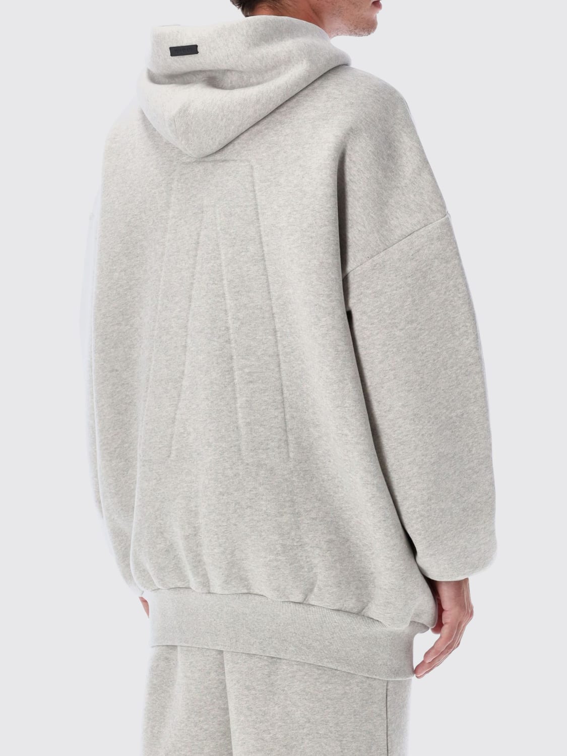 FEAR OF GOD FELPA: Felpa in misto cotone over Fear Of God, Grigio - Img 2