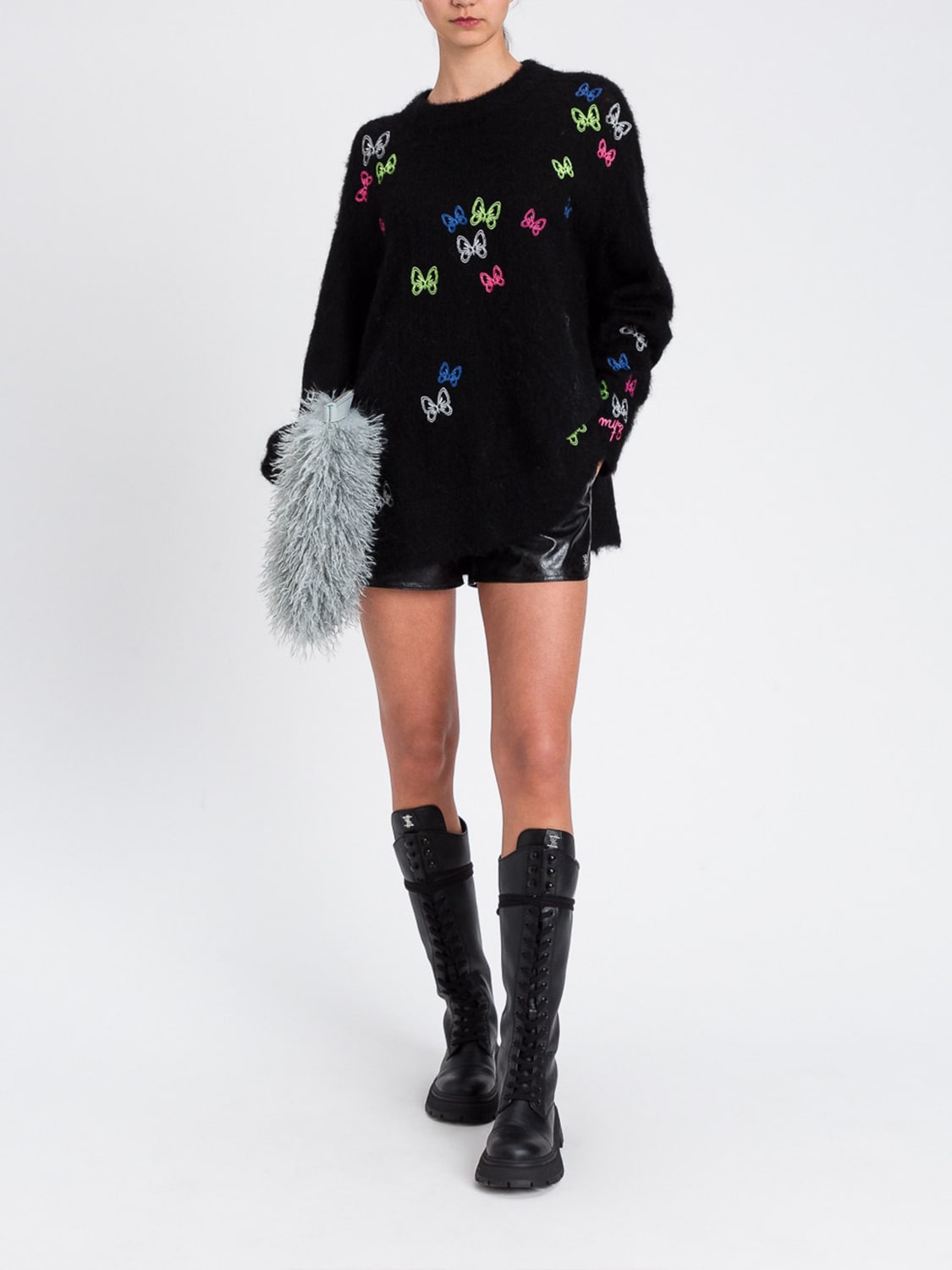 TWINSET SWEATER: Sweater woman Twinset, Black - Img 2