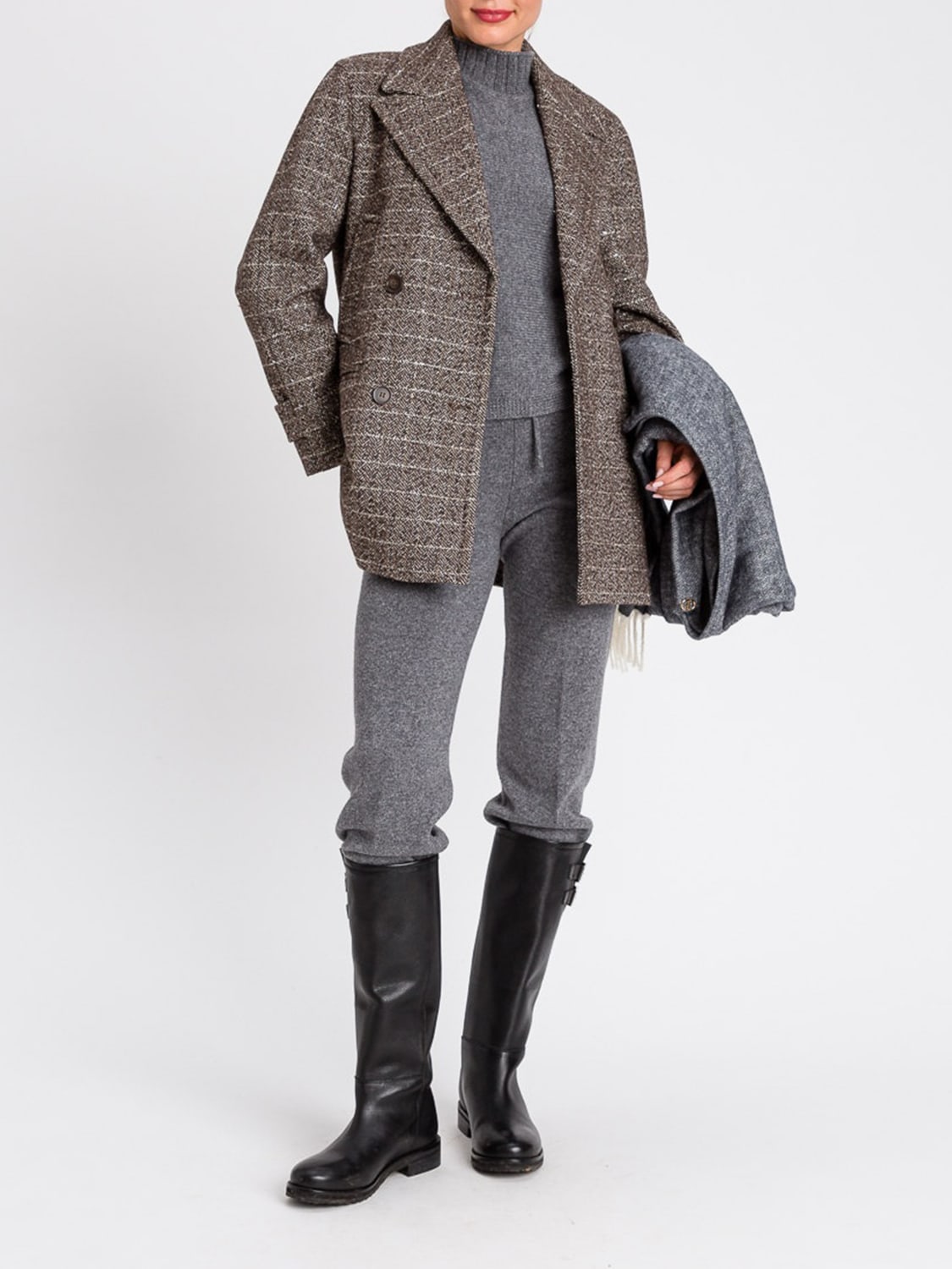 TWINSET ABRIGO: Abrigo mujer Twinset, Marrón - Img 2