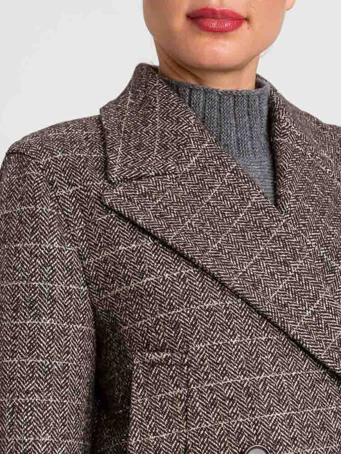 TWINSET ABRIGO: Abrigo mujer Twinset, Marrón - Img 4