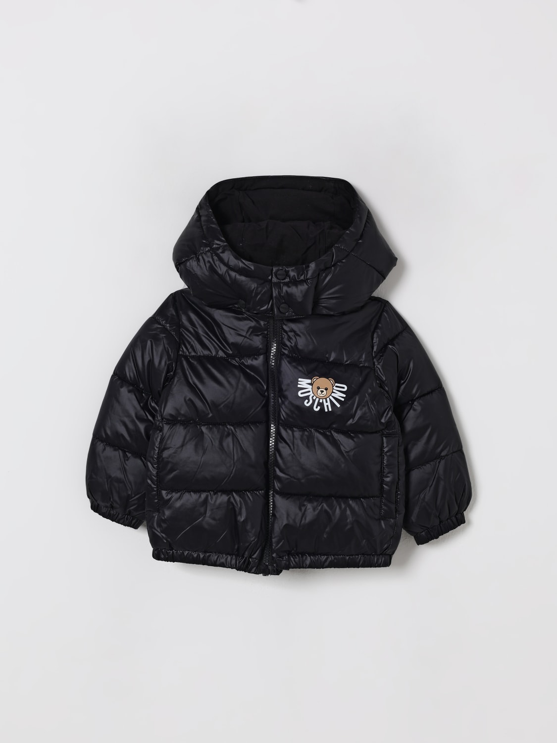 MOSCHINO JACKET: Jacket kids Moschino, Black - Img 1