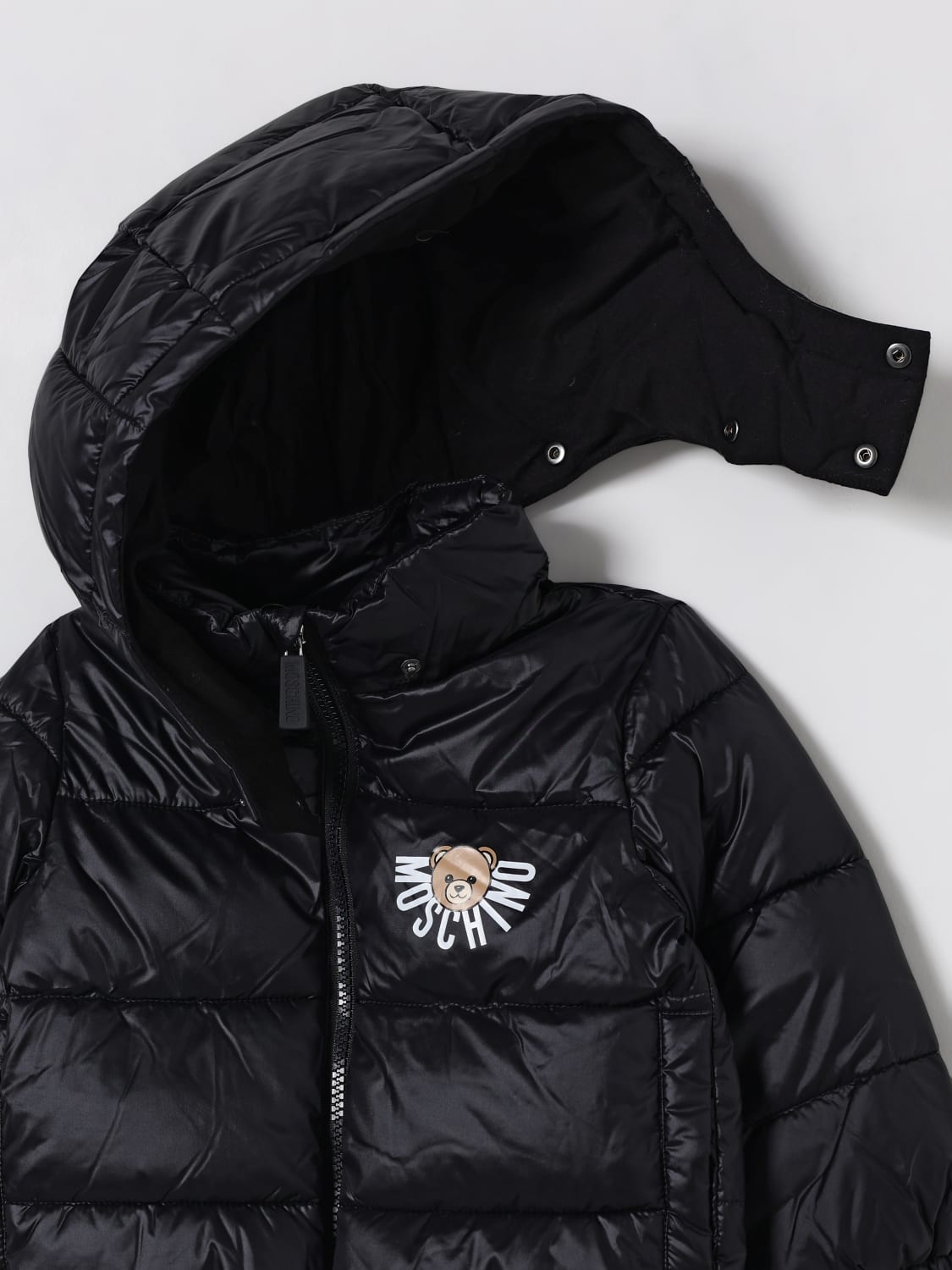 MOSCHINO JACKET: Jacket kids Moschino, Black - Img 3