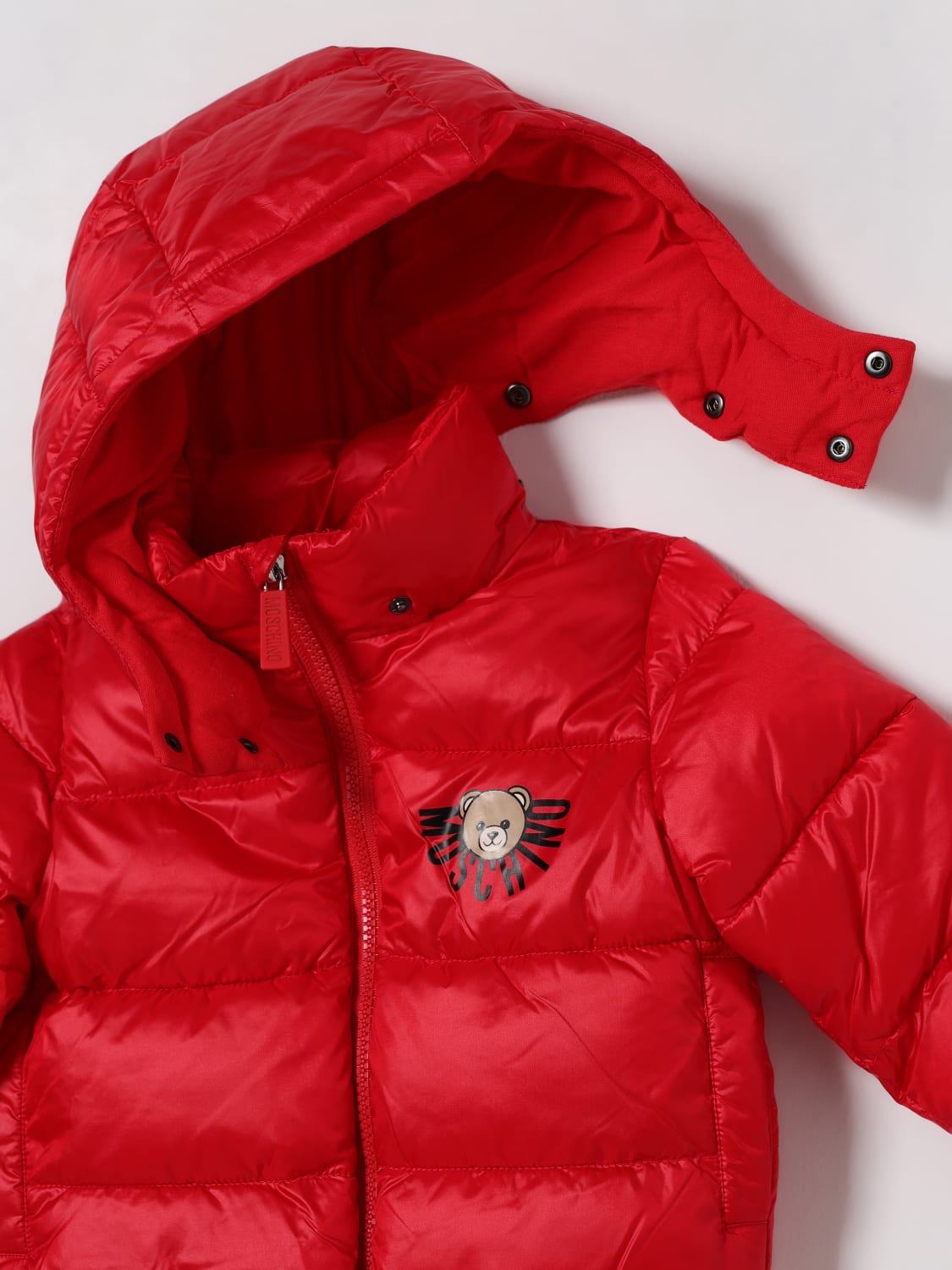 MOSCHINO JACKET: Jacket kids Moschino, Red - Img 3