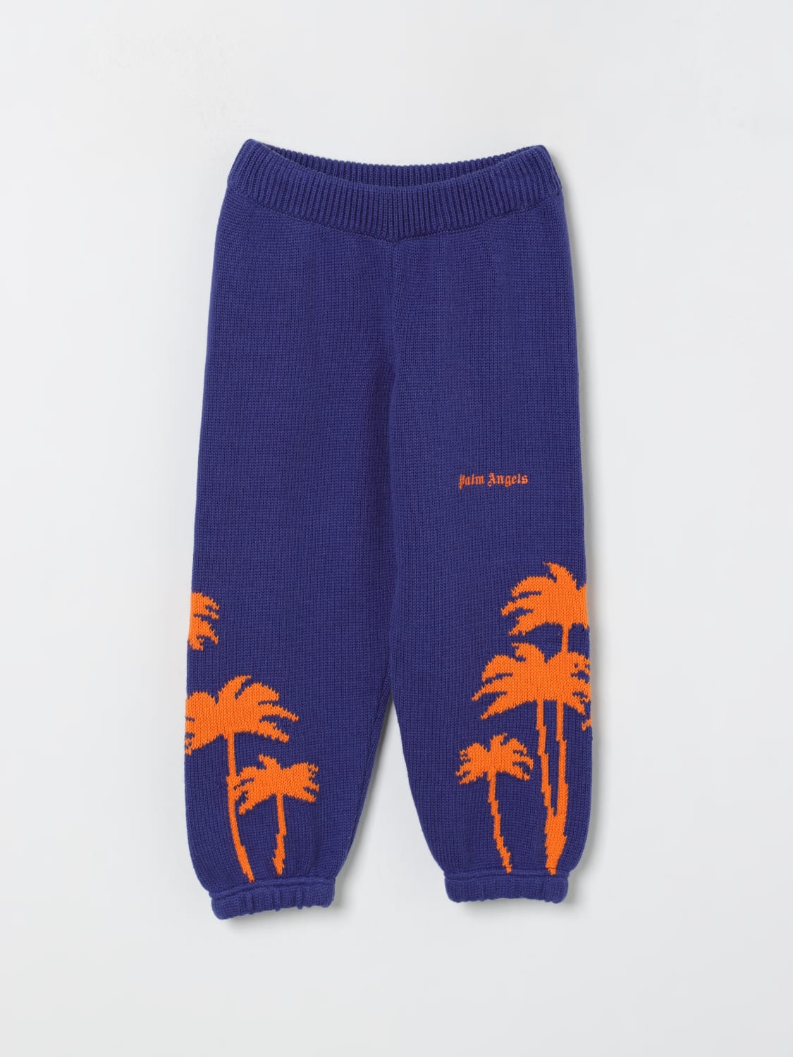 PALM ANGELS PANTS: Pants kids Palm Angels, Blue - Img 1