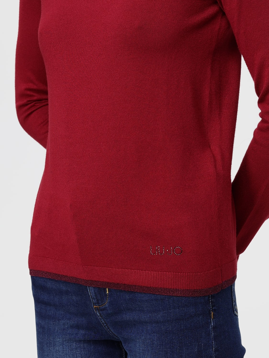 LIU JO PULL: Pull femme Liu Jo, Rouge - Img 3