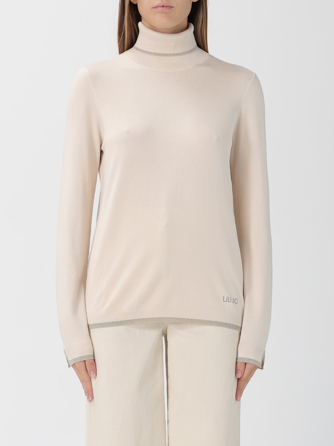 LIU JO SWEATER: Sweater woman Liu Jo, Beige - Img 1