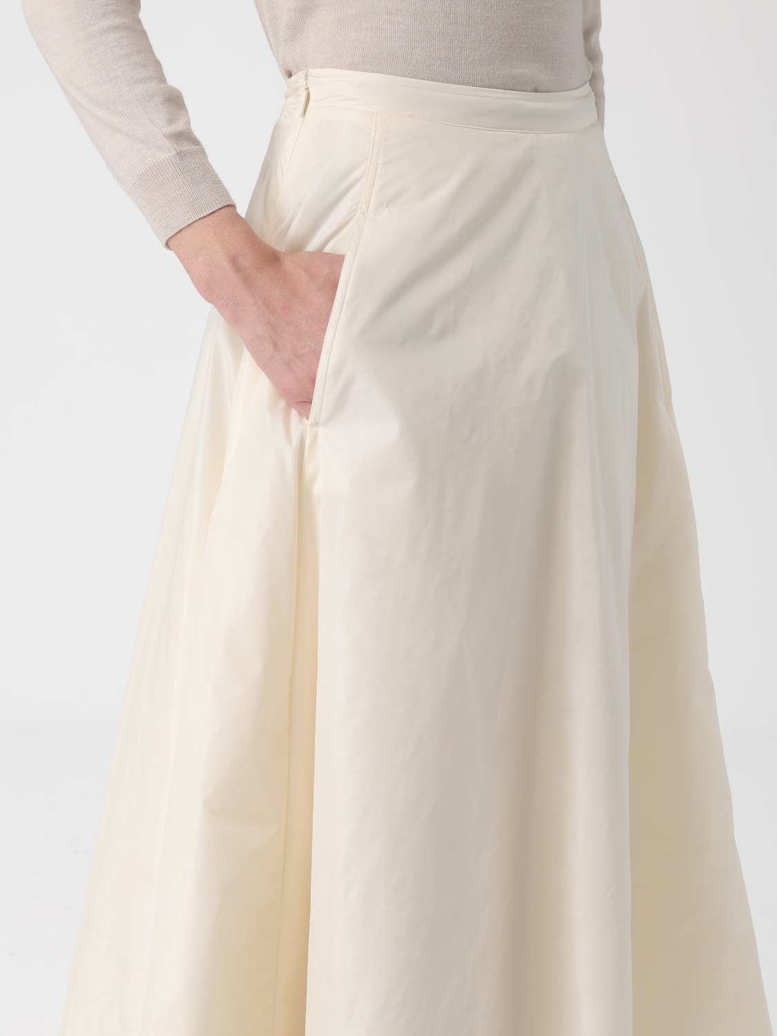 ADD FALDA: Falda mujer Add, Blanco - Img 4