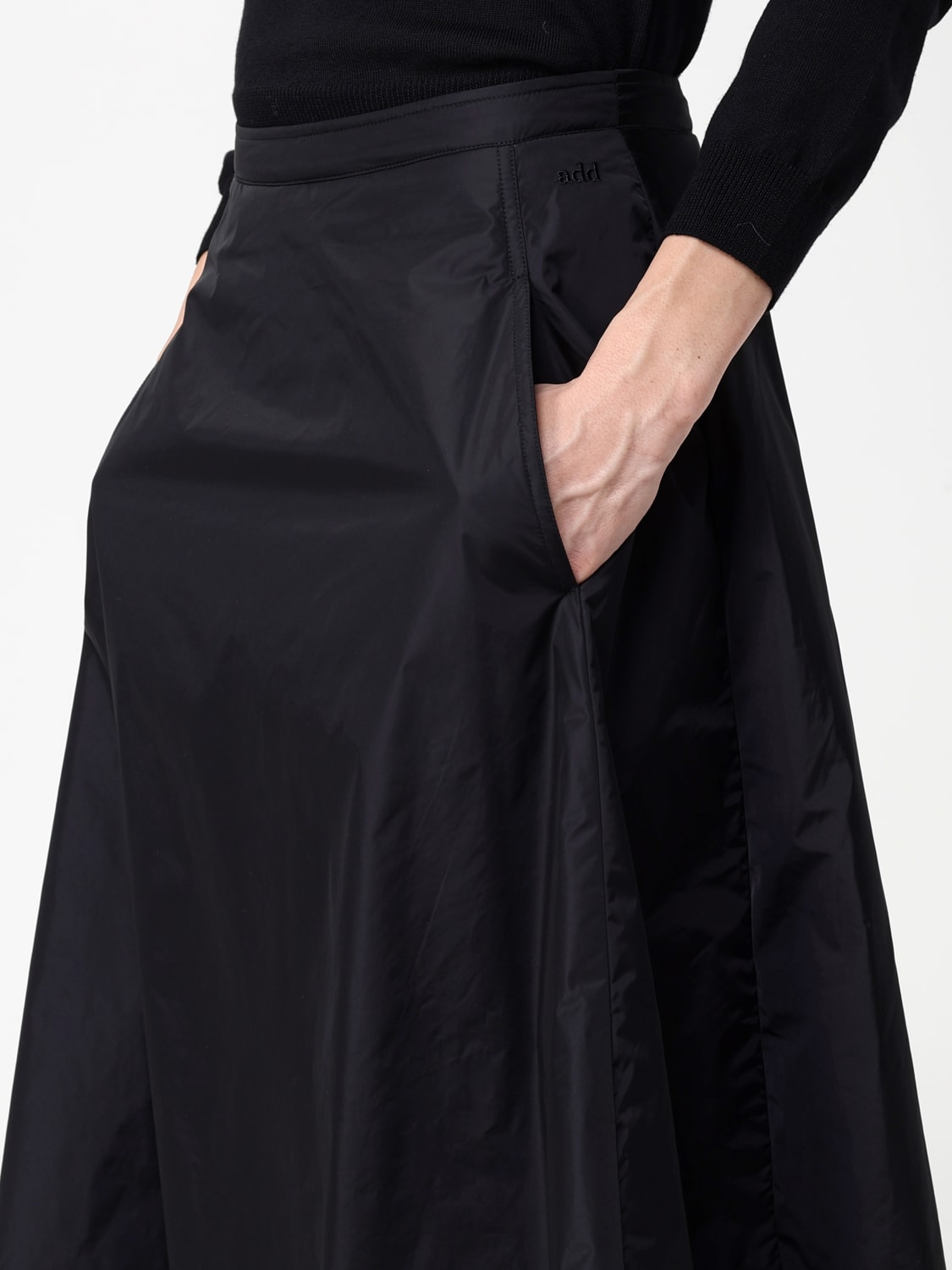 ADD FALDA: Falda mujer Add, Negro - Img 3