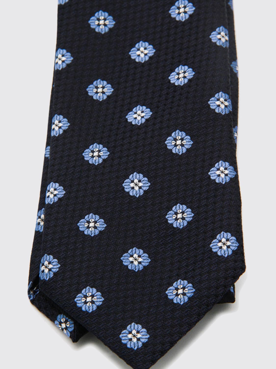 ZEGNA 领带: 领带 男士 Zegna, 蓝色 - Img 2