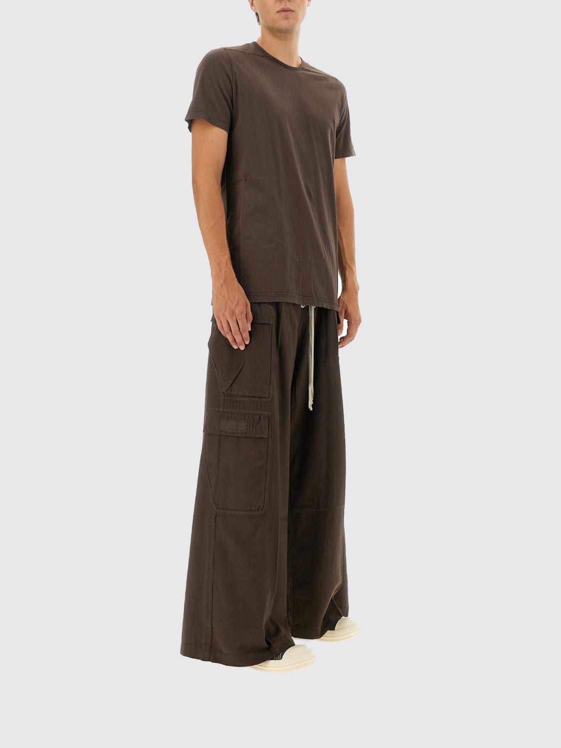 RICK OWENS DRKSHDW 팬츠: 팬츠 남성 Rick Owens Drkshdw, 브라운 - Img 4