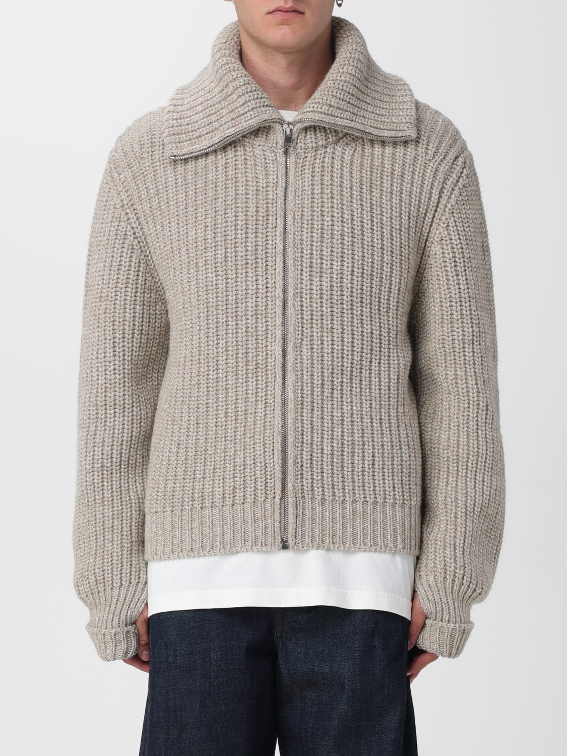 LEMAIRE PULLOVER: Pullover herren Lemaire, Beige - Img 1