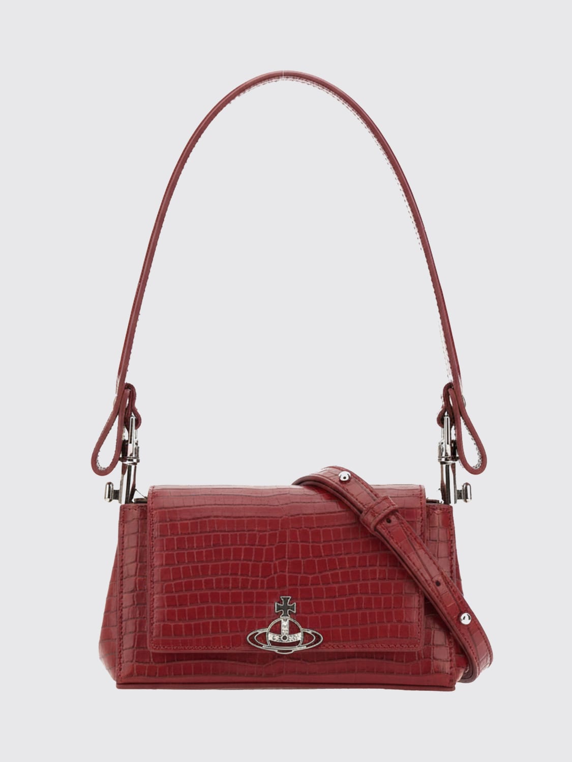 VIVIENNE WESTWOOD SCHULTERTASCHE: Schultertasche damen Vivienne Westwood, Rot - Img 1