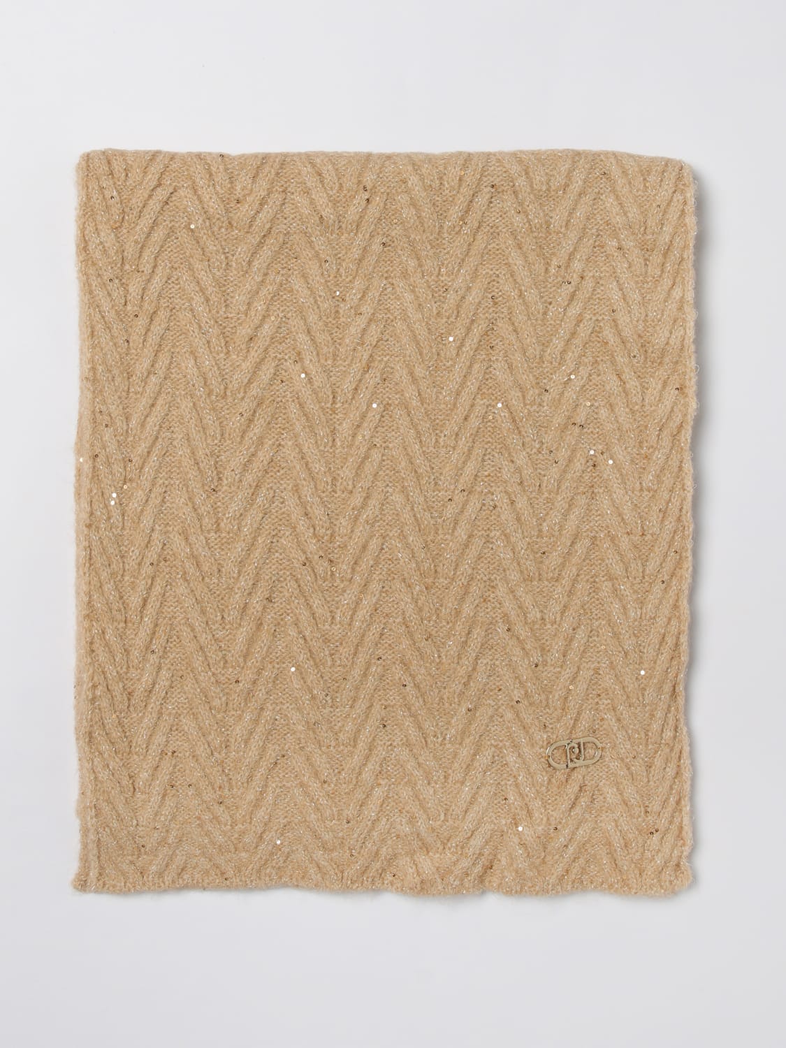 LIU JO SCARF: Scarf woman Liu Jo, Beige - Img 1