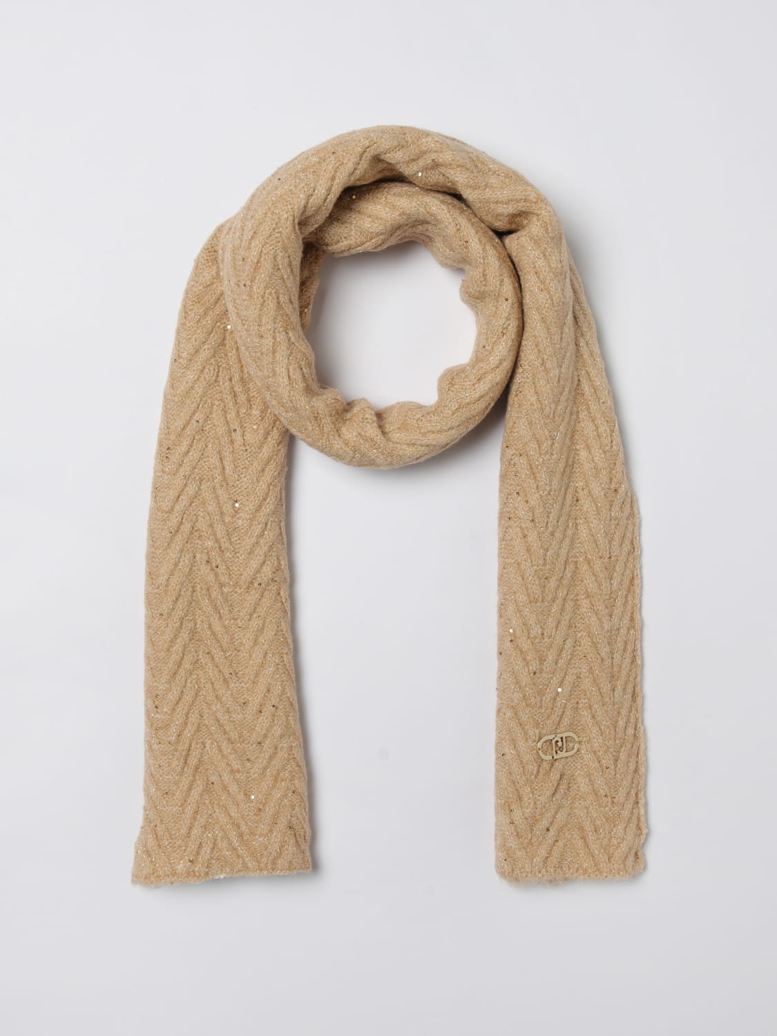 LIU JO SCARF: Scarf woman Liu Jo, Beige - Img 2