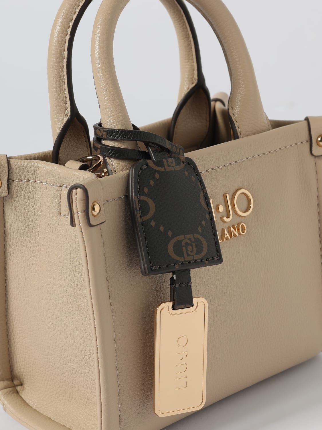 LIU JO MINI BAG: Handbag woman Liu Jo, Beige - Img 3
