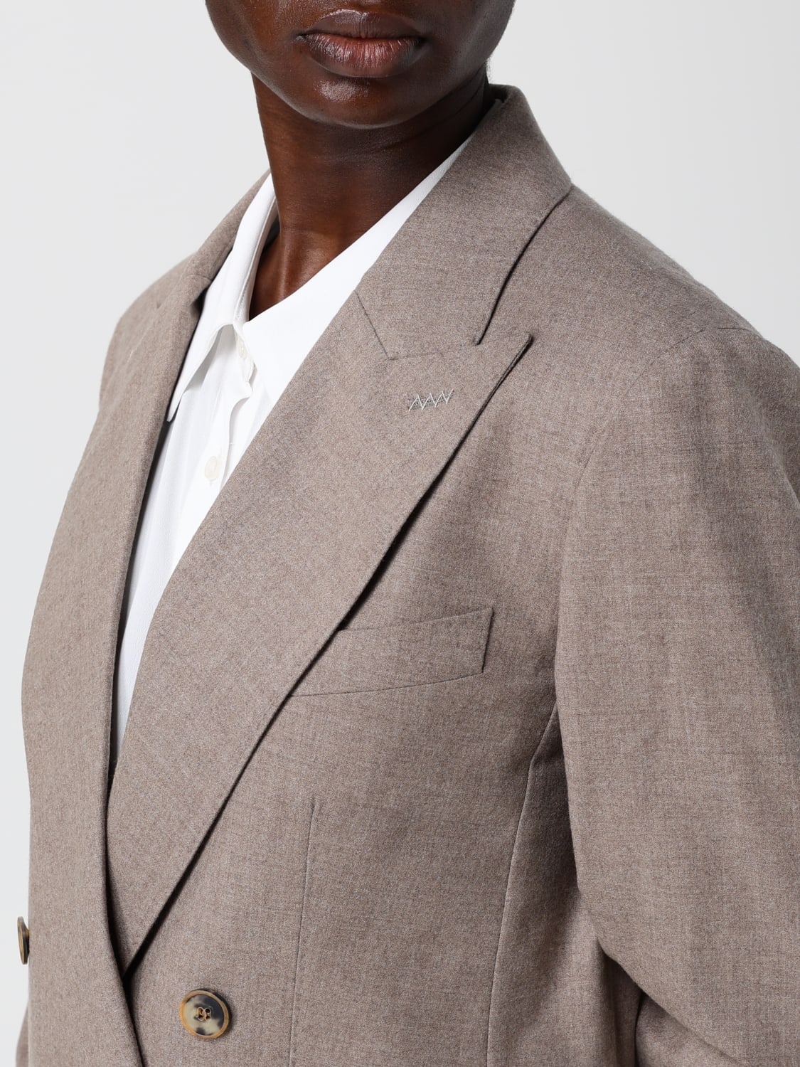 MAX MARA VESTE: Blazer femme Max Mara, Gris - Img 5