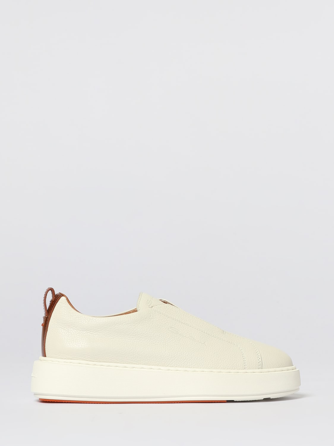 SANTONI SNEAKERS: Sneakers woman Santoni, White - Img 1