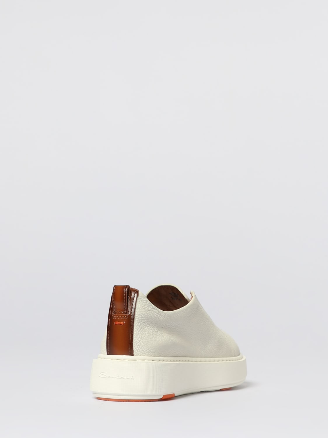 SANTONI SNEAKERS: Sneakers woman Santoni, White - Img 3