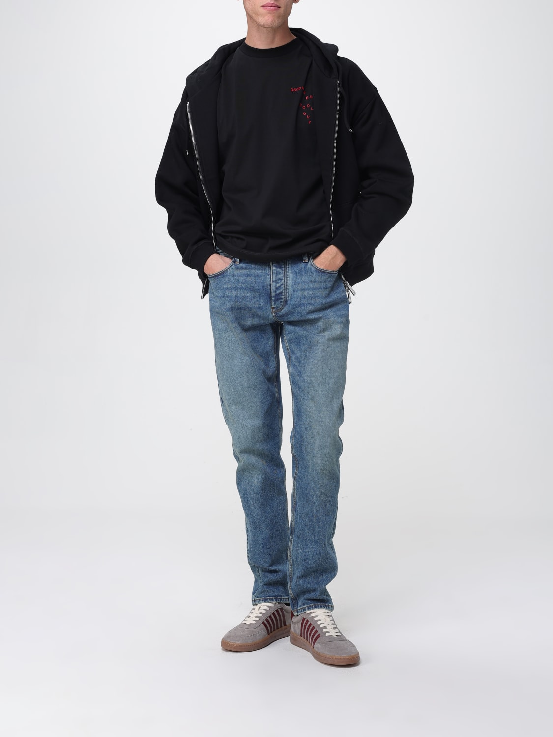 DSQUARED2 T-SHIRT: T-shirt homme Dsquared2, Noir - Img 2