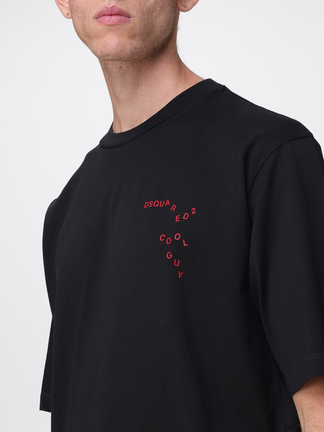 DSQUARED2 T-SHIRT: T-shirt homme Dsquared2, Noir - Img 4