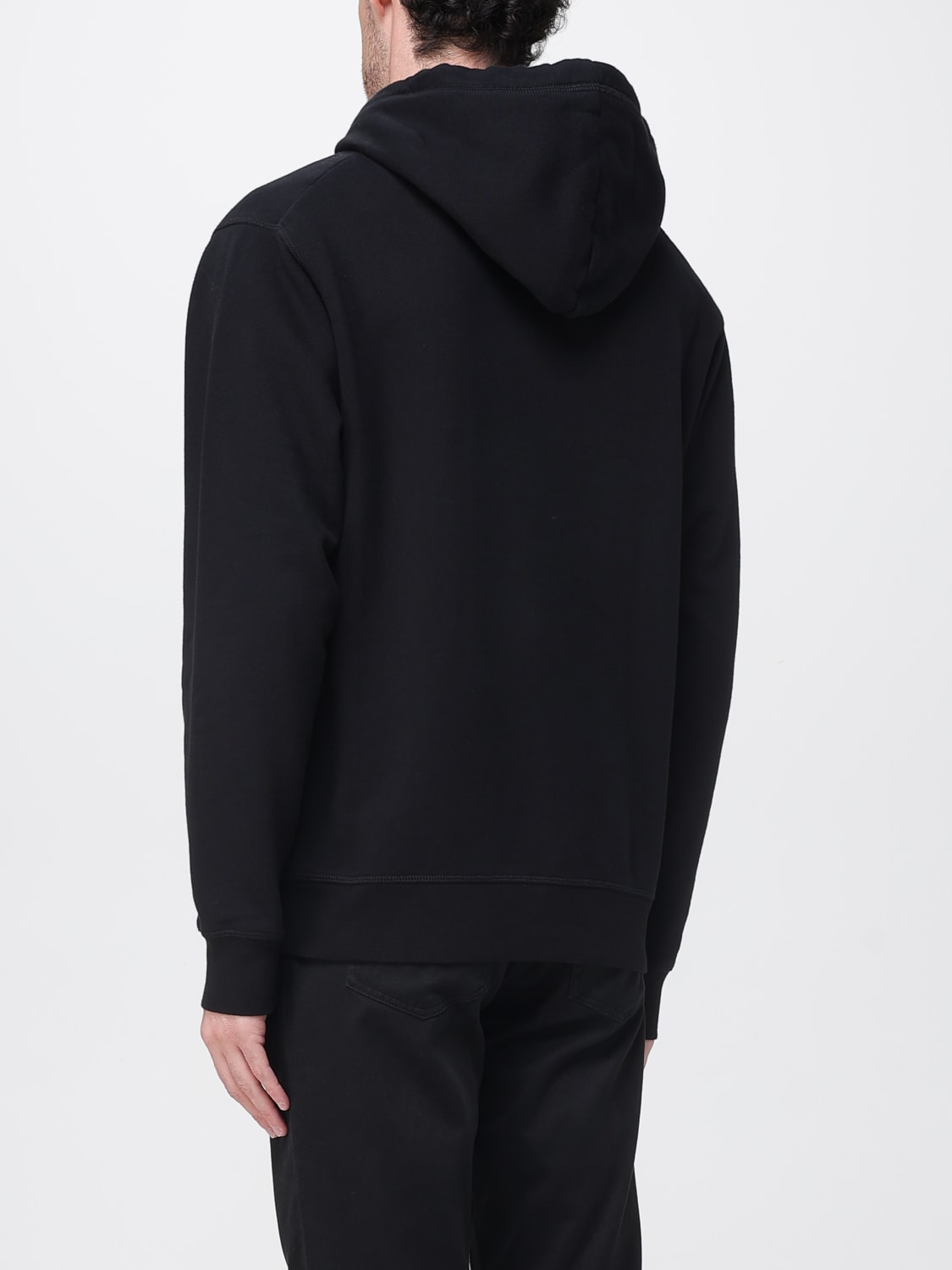 DSQUARED2 FELPA: Felpa con cappuccio con logo Dsquared2, Nero - Img 2