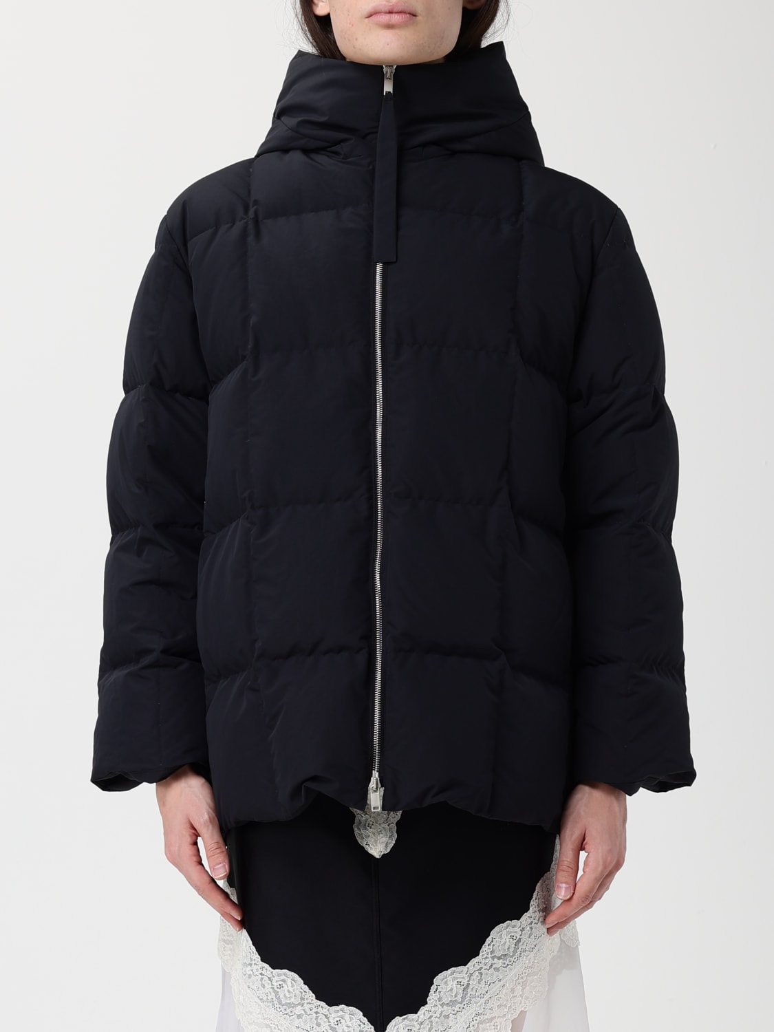 JIL SANDER JACKET: Coat woman Jil Sander, Black - Img 1