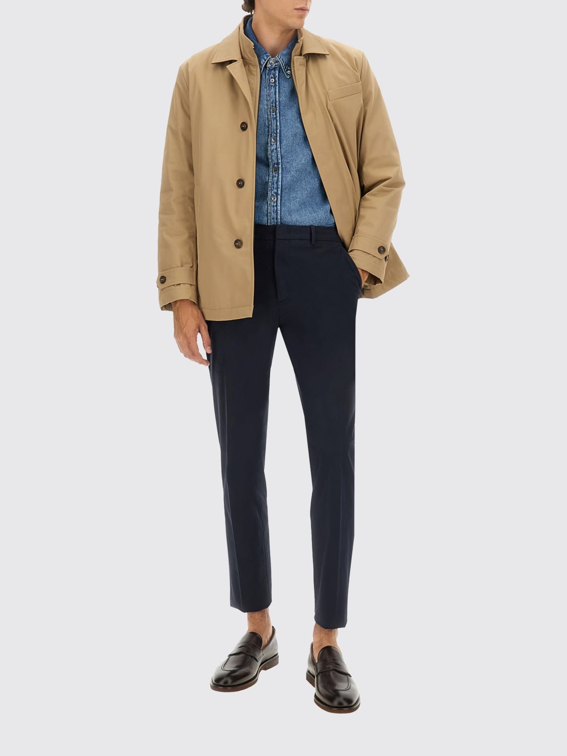 FAY COAT: Coat men Fay, Beige - Img 2