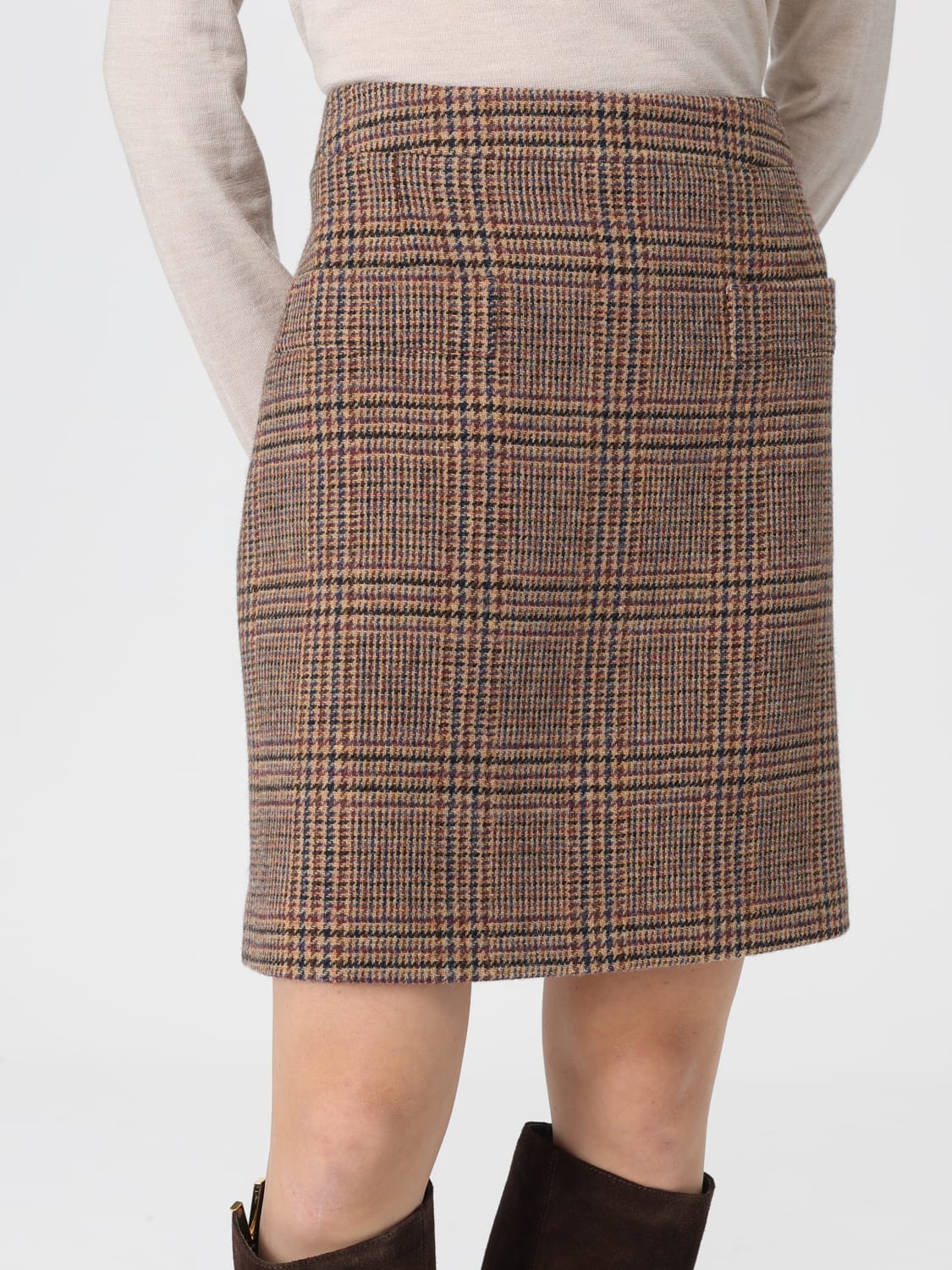 FAY JUPE: Jupe femme Fay, Beige - Img 4