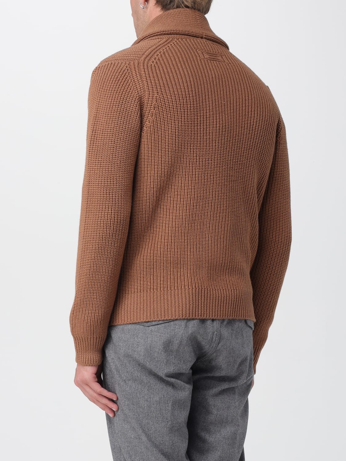 DRUMOHR SWEATER: Cardigan men Drumohr, Camel - Img 2
