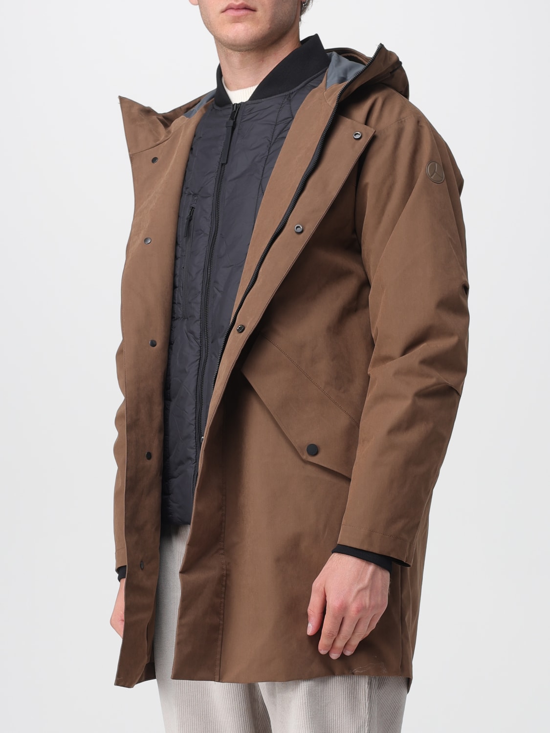 PEOPLE OF SHIBUYA MANTEL: Jacke herren People Of Shibuya, Braun - Img 3