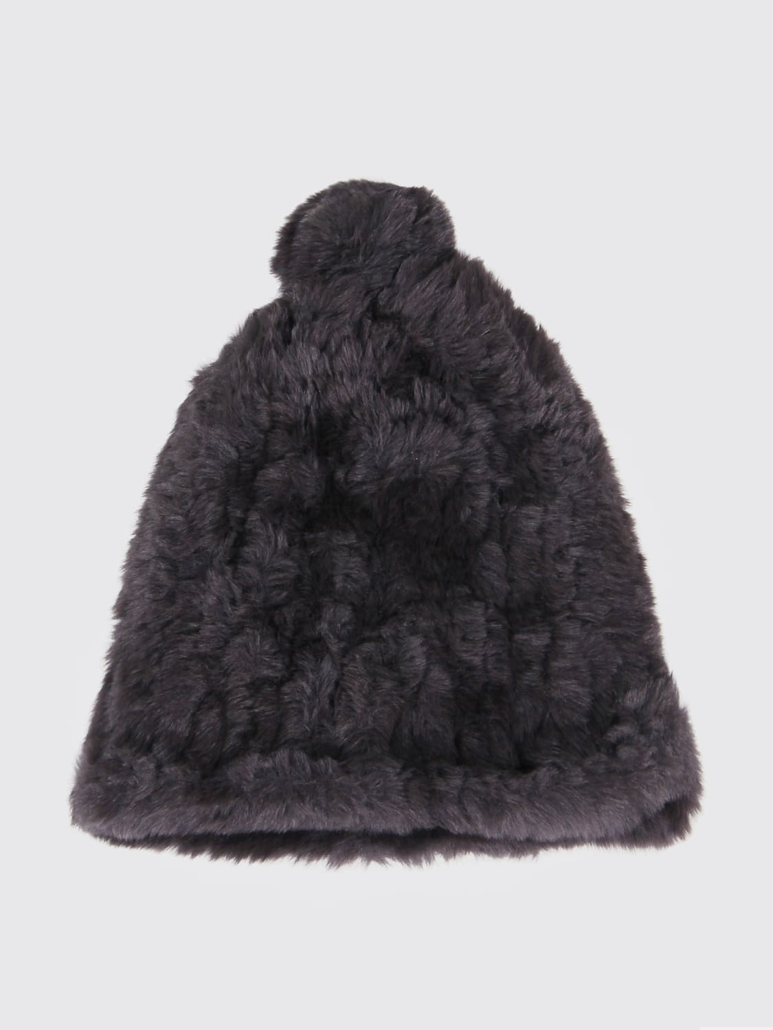 SAVE THE DUCK CAPPELLO: Cappello Save The Duck in pelliccia sintetica , Marrone - Img 2