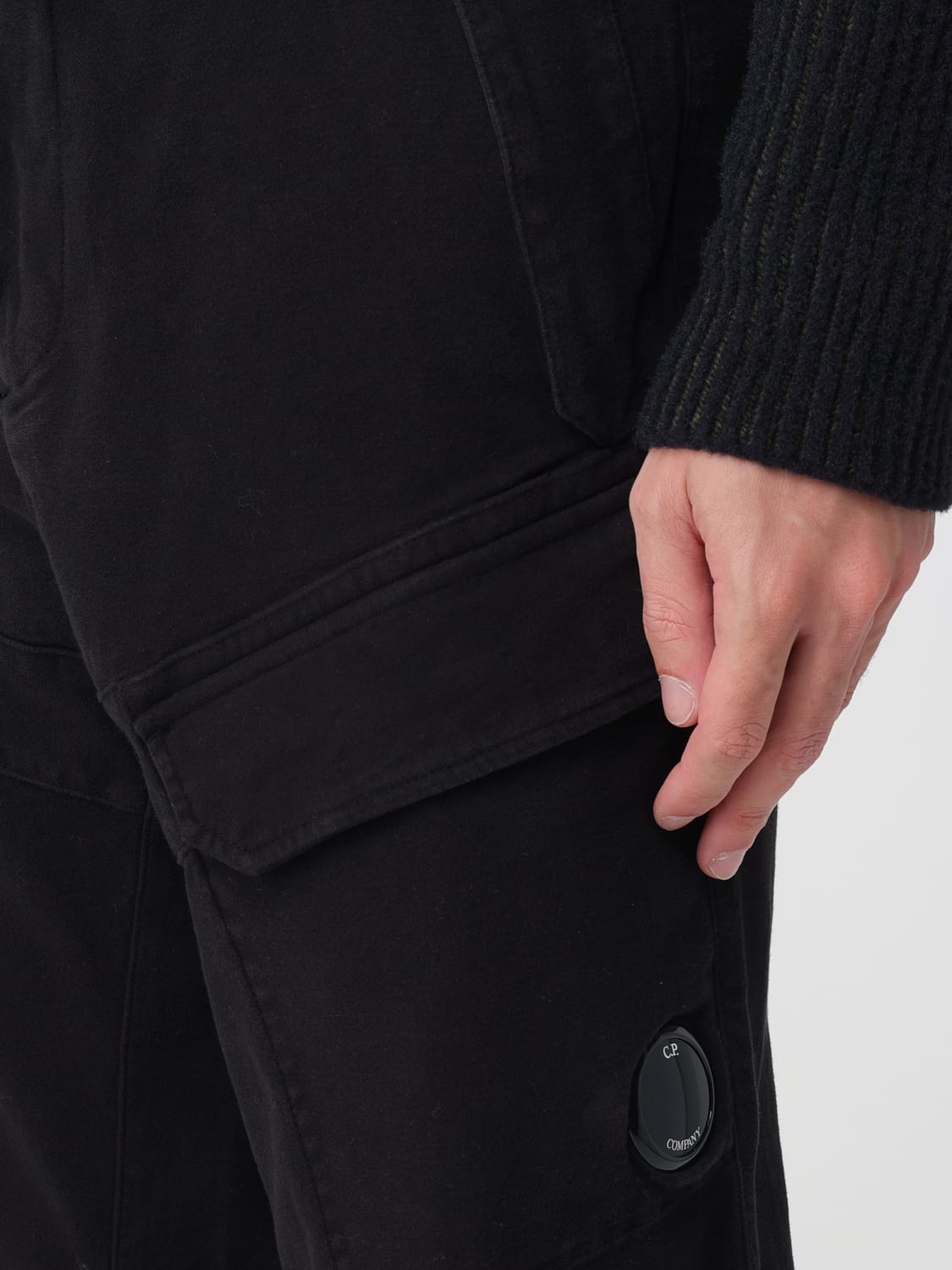 C.P. COMPANY PANTS: Pants men C.P. Company, Black - Img 4