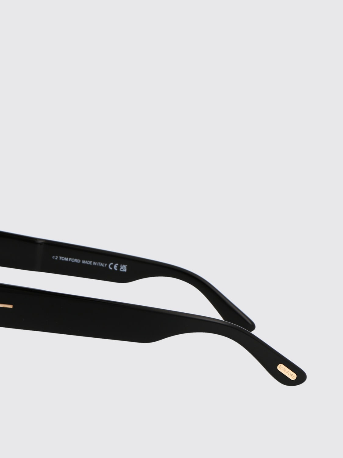 TOM FORD OCCHIALI DA SOLE: Occhiali da sole FT0847 Renee Tom Ford in acetato , Nero - Img 4