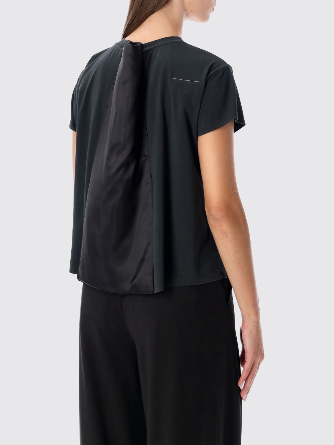 MM6 MAISON MARGIELA T-SHIRT: T-shirt woman Mm6 Maison Margiela, Black - Img 2