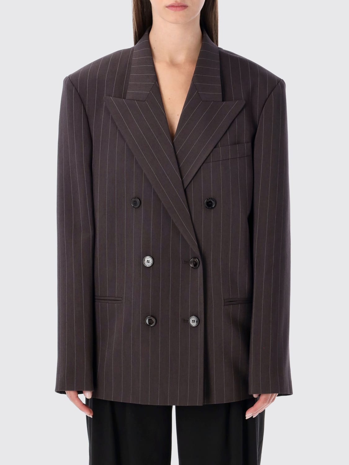 MAGDA BUTRYM JACKET: Jacket woman Magda Butrym, Brown - Img 1